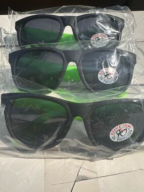 3-Pack Trendy Sunglasses Bundle | Black Frames w/ Neon Green Arms 🕶️